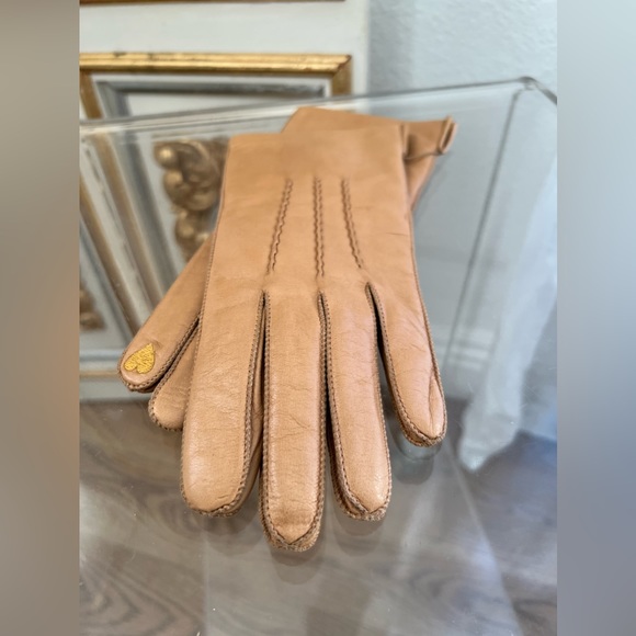 Italian leather touchscreen gloves - Picture 4 of 8